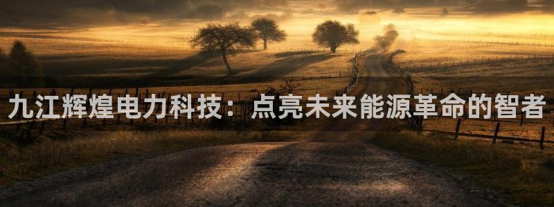 九江辉煌电力科技：点亮未来能源革命的智者